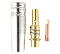 Lot de 3 embouts et buses de rechange pour accessoires de soudage de torche 15AK, compatibles avec soudeur MIG pour réparation de chalumeau de soudage (1,2 mm)