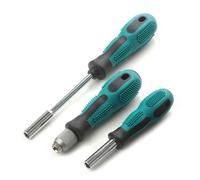 Lot de 3 embouts hexagonaux 1/4" contenant des changements rapides du support magnétique et des changements d'insertion directs