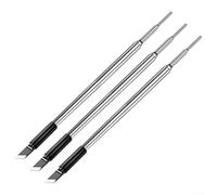 Lot de 3 embouts métalliques pour fer à souder C210 type K C B pour prototypage électronique et réparation de niveau de composant (C210-K)