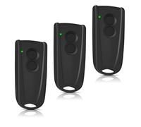 Lot de 3 émetteurs portatifs de rechange pour EcoStar RSC2 433, télécommande d'ouverture de porte de garage 433,92 MHz, 4 canaux, compatible avec Hormann EcoStar Liftronic 500/700/800, Portronic D2500
