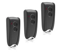 Lot de 3 émetteurs portatifs de rechange pour EcoStar RSC2 433, télécommande d'ouverture de porte de garage 433,92 MHz, 4 canaux, compatible avec Hormann EcoStar Liftronic 500/700/800, Portronic D2500