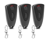 Lot de 3 émetteurs portatifs pour porte de garage Novoferm - 433,92 MHz - Télécommande 2 canaux - Pour novotron 502/504/512/514