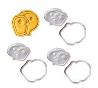 Lot de 3 emporte-pièces amusants pour Halloween - Biscuits d'Halloween - Pour créer des friandises et des fêtes effrayantes