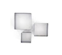 Fackelmann 43411 Lot de 3 emporte-pièces carrés de tailles différentes
