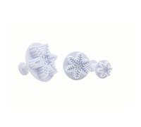 Lot de 3 emporte-pièces de Noël pour pâte à sucre motif flocon de neige Zenker Emporte-pièces Zenker
