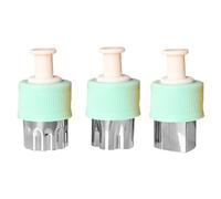 Lot de 3 emporte-pièces pour enfants, légumes, petits emporte-pièces, coupe-fruits, outils de garniture, tampons à pâtisserie, emporte-pièces, accessoires de cuisine pour pain, fruits Maciun