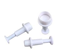 Lot de 3 emporte-pièces ronds en plastique pour cookies et gâteaux - Pour le printemps et la pâtisserie
