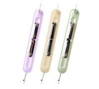 Lot de 3 enfile-aiguilles 2 en 1 pour couture à la main