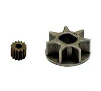 Lot de 3 engrenages de tronçonneuse électrique en métal de rechange pour mini scies à bûches rechargeables au lithium avec petits modèles de tronçonneuse électrique pour la maison et le jardin