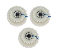 Lot de 3 engrenages en nylon pour moteur AkM 100SX 39T et 27T dents de rechange Ebike pièce blanche (39T + 27T droite)