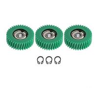 Lot de 3 engrenages obliques en nylon 36T avec roulements 608 adaptés pour moteur de vélo électrique, engrenage planétaire 38 5 mm OD 8 mm ID 11 mm d'épaisseur