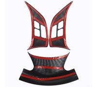 Lot de 3 enjoliveurs de volant aspect fibre de carbone pour série 3 E90 (2005-2012) - Garniture intérieure en plastique avec design OEM