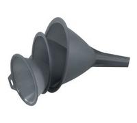 Lot de 3 entonnoirs en plastique 8, 9 et 11 cm Fackelmann Gris G