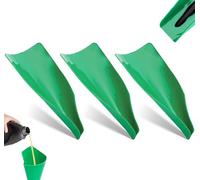 Lot de 3 entonnoirs flexibles pour vidange d'huile - Multi-usages - Pliable - Plaque de guidage d'huile réutilisable - Outil de vidange d'huile sans déversement - Pour entretien de voiture et moto