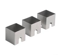 Lot de 3 entretoises de barbecue en acier inoxydable conçues pour la stabilité et la sécurité en gardant une distance constante entre la source de chaleur et la cuisson compatibles avec les fûts à feu