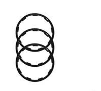 Lot de 3 entretoises de cassette en aluminium léger pour moyeu de vélo, pour joints de volant d'inertie polyvalents pour VTT et vélo de route, lot de 3 (1,0 + 1,5 + 1,85)