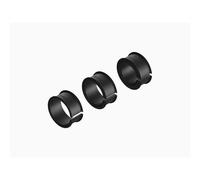 Quad Lock Entretoises de rechange pour support guidon (medium) – Lot de 3 Noir 22x25x28 mm