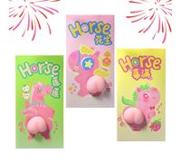 Lot de 3 enveloppes porte-bonheur, rouges, avec motif 2026, avec souhaits de bénédiction, fond doux, sacs à monnaie chinois, pour fêtes de printemps, fêtes et fêtes de vacances