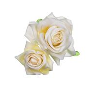 Lot de 3 épingles à cheveux en forme rose for mariée, accessoires fête for demoiselle d'honneur Pour Carnaval, Fête, Mariage(Beige)