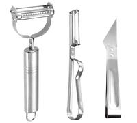 Lot de 3 éplucheur multifonction en acier inoxydable