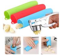 Lot de 3 éplucheurs d'ail en silicone sans odeur
