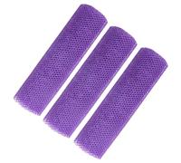 Lot de 3 éponges africaines en filet pour la douche - Lisseur de peau en nylon - Serviettes de bain élastiques - Pour un usage quotidien - Pour le bain des femmes