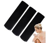 Lot de 3 éponges de bain africaines longues en maille filet - Pour le bain des femmes et des hommes