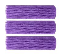 Lot de 3 éponges de bain africaines pour le dos - En maille nylon - Pour le nettoyage du dos - Pour homme et femme