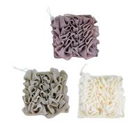 Lot de 3 éponges de bain douces avec porte-savon intégré pour une mousse rapide et une douche douce - Rangement du savon essentiel