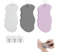 Lot de 3 éponges de bain exfoliantes magiques 3D super douces, douces pour la peau et réutilisables pour adultes, femmes, hommes et enfants, pour tous les types de peau (3 pièces-3)