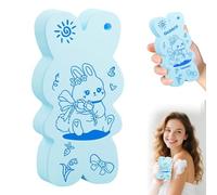 Lot de 3 éponges de bain exfoliantes magiques pour le corps, éponges de bain exfoliantes super douces pour la douche, les femmes et les hommes, pour enlever les peaux mortes pour adultes et enfants