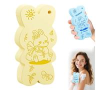 Lot de 3 éponges de bain exfoliantes magiques pour le corps, éponges de bain exfoliantes super douces pour la douche, les femmes et les hommes, pour enlever les peaux mortes pour adultes et enfants