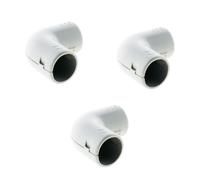 Zenitech Équerres IRL Ø20 mm – Lot de 3 – Gris