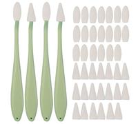 Lot de 3 Estompeurs de Dessin, Estompe - papier, Éponges Effaçables, 2 Types de Têtes, 40 Lingettes de Rechange, Tortillons Dédiés pour Mettre en Évidence, Ombrer, Détailler et Corriger les Dessins