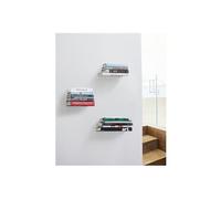 Etagère murale Umbra Lot de 3 étagères à livres invisibles en métal Argent