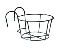Lot de 3 étagères à suspendre pour pots de fleurs en fer pour balcon, porche extérieur, porche et jardin et supports de pot de fleurs Slish pour décoration d'intérieur