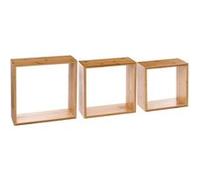 Lot de 3 étagères murales bambou 5five - Naturel Naturel G