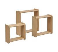Lot de 3 Étagères Murales "Nippo" 40cm Naturel