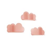 Lot de 3 étagères murales roses nuage pour chambre enfant
