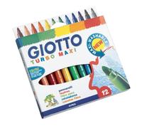 Lot de 3 Etuis 12 feutres TURBO MAXI pointe large. Coloris assortis