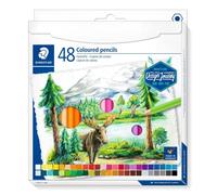 Lot de 3 etuis carton de 48 crayons de couleur staedtler 146c design journey coloris assortis