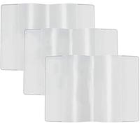 Lot de 3 étuis de protection transparents pour carnet de vaccination 2021 - 93 x 130 mm