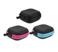 Lot de 3 étuis de transport portables pour huiles essentielles, coque rigide, double couche, peut contenir des bouteilles de 1-5millilitres, 6 pièces