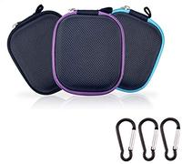 Lot de 3 étuis de transport portables pour huiles essentielles pouvant contenir 6 mini flacons de rangement pour huiles essentielles - Peut contenir jusqu'à 1 ml, 2 ml, 3 ml, 5 ml, Couleur sélectionnée au hasard, Free, Mode