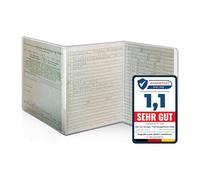 Lot de 3 étuis protecteurs A250 de L and P - En PVC transparent - Pour carte grise allemande