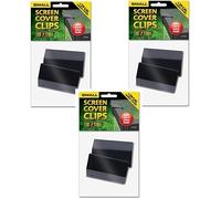 (Lot de 3) Exo Terra Terrarium Coque Clip Ensemble, petite, 2 clips chaque