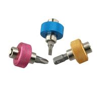 Lot de 3 extensions à cliquet de 6,35 mm avec porte-embout magnétique, adaptateur de douille de précision pour embouts de tournevis, ensemble de douilles automobiles et extension d'outils à main de