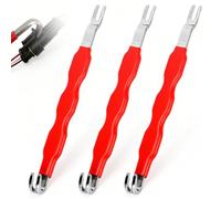 Lot de 3 extracteurs de prise électrique de voiture - Outil de déverrouillage - Outil de déverrouillage de prise de voiture - Extracteur de coupe automobile avec double extrémité pour réparation de