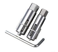 Lot de 3 extracteurs de vis cassées, extracteur de vis en spirale pour raccords de tuyaux tenaces, outil 36 g pour plombiers et entrepreneurs