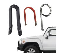 Lot de 3 extracteurs d'écrous de roue - Outil universel pour enlever les capuchons de boulons de roue et les enjoliveurs - Fabriqué en acier inoxydable et ABS - Démontage respectueux des jantes pour